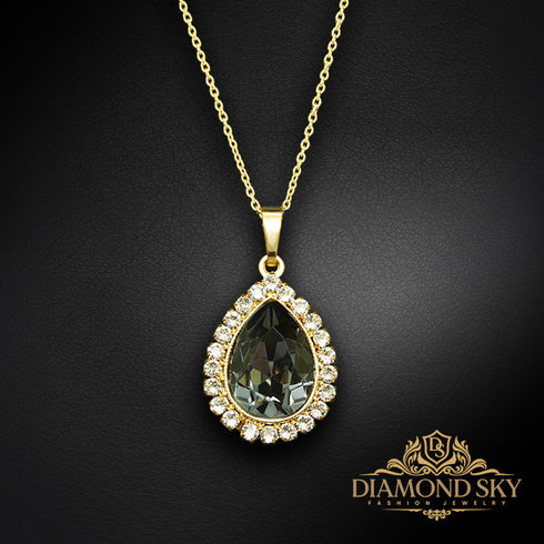 Комплект "Debesu Piliens (Silver Night)" с кристаллами Swarovski™